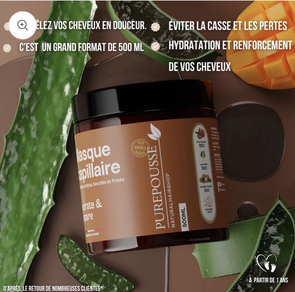 Masque hydratant 500ml – Image 3