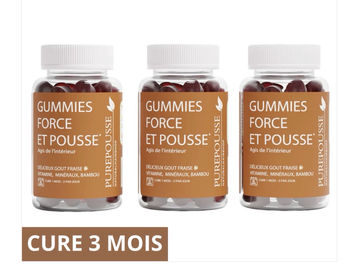 Gummies Pousse - Cure de 3 mois