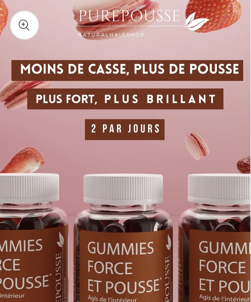 Gummies Pousse - Cure de 3 mois – Image 2