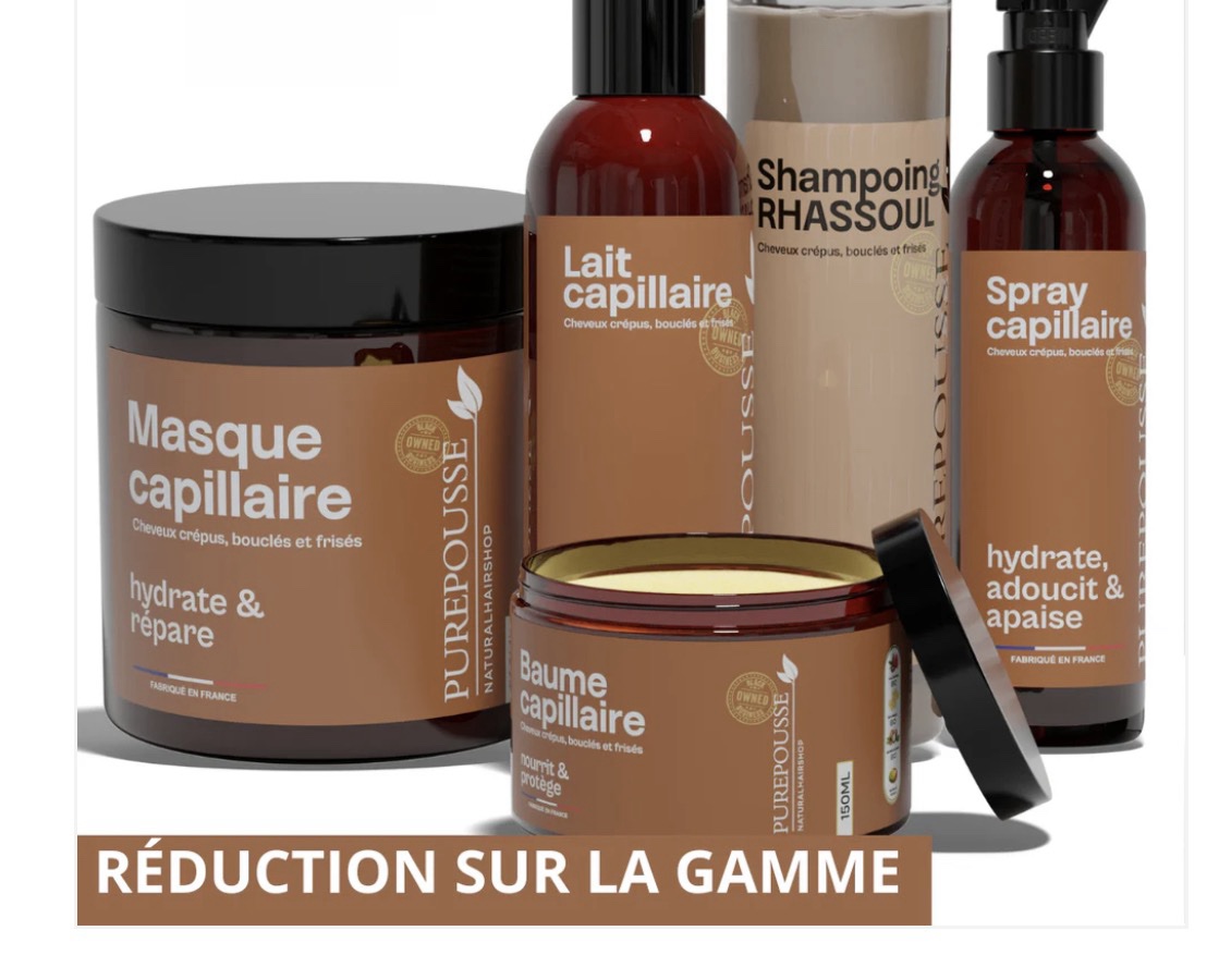 Gamme et shampoing - 3 mois d’utilisation