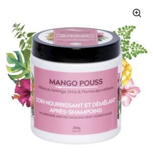 Soin nourrissant et démêlant après-shampoing - POUSS - 250 ml